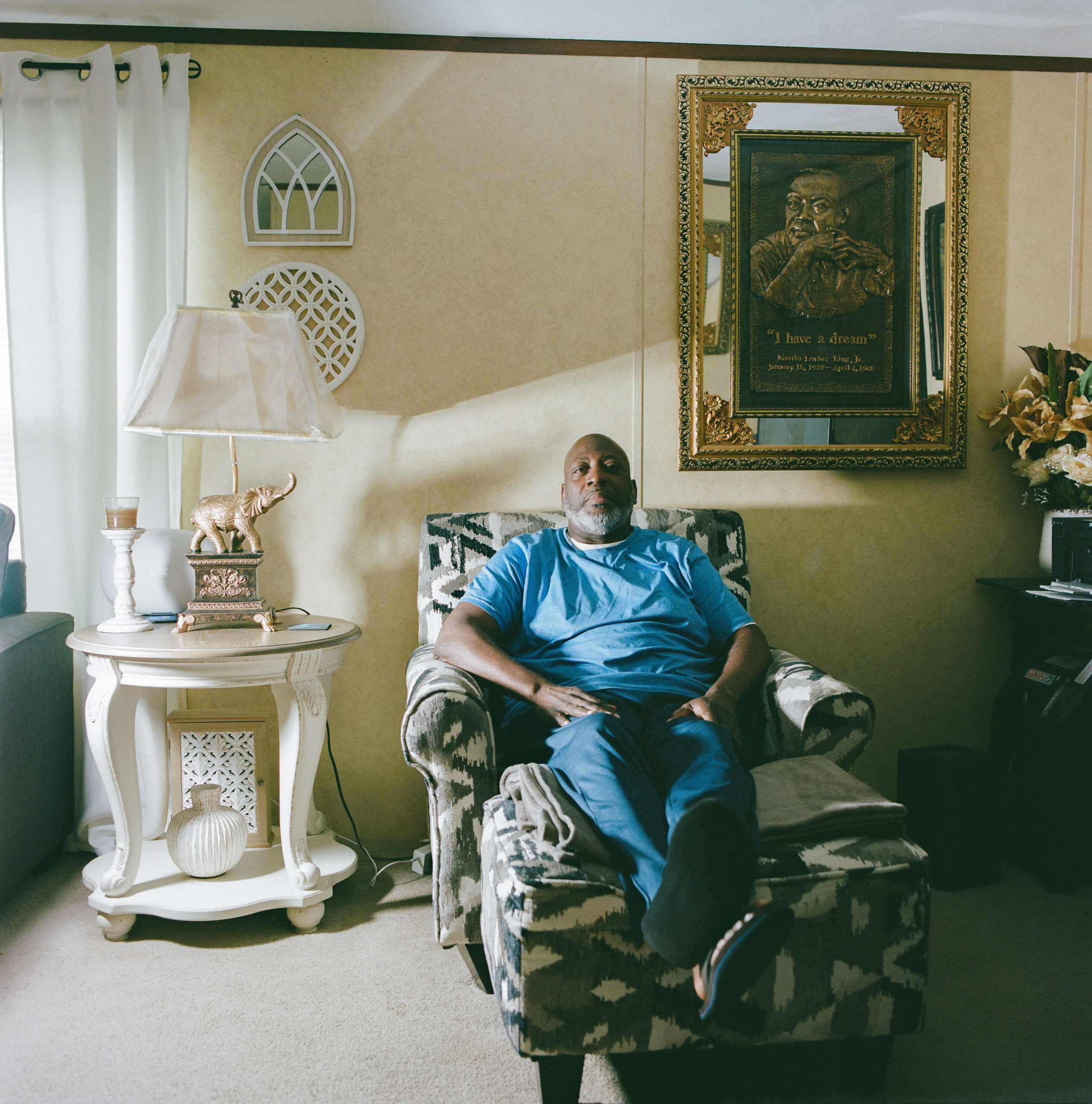 Paul Harris, a lifelong resident of Gloster, suffers from asthma and allergies. He notes that many in his community experience the same pattern of illness, with lung disease and respiratory issues linked to pollution from nearby industrial operations.