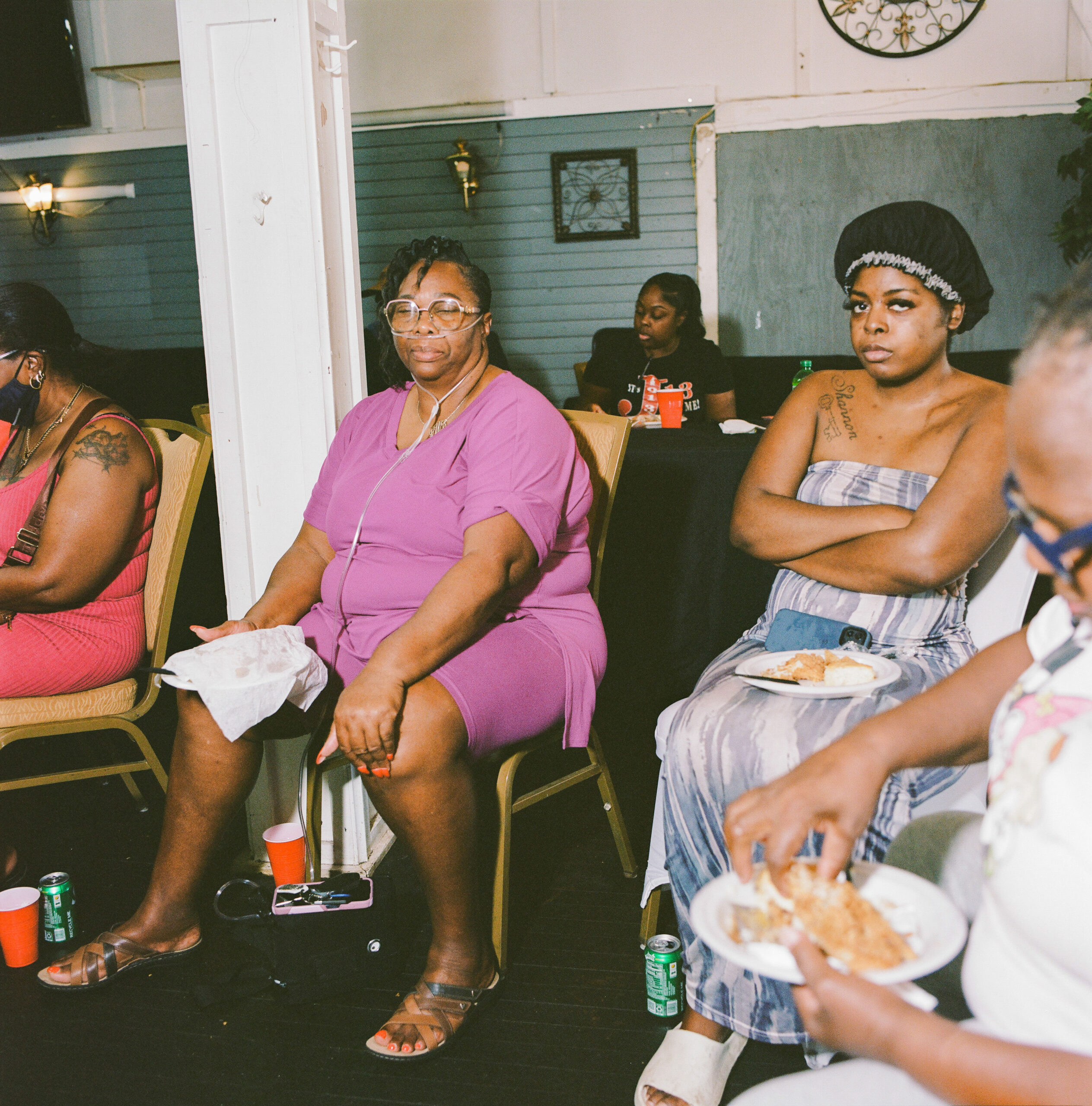 Locals meeting with Environmental Justice activists.